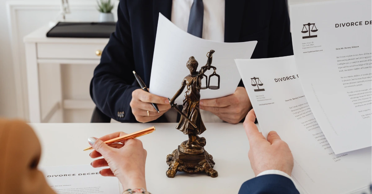 People Discussing the Documents for a Foreign Divorce Opinion Letter