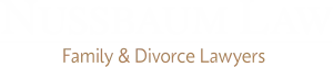 Logo of Nussbaum Law, featuring the text 'NUSSBAUM LAW' in large capital letters and 'Family & Divorce Lawyers' below in a smaller, lighter font, representing a Toronto-based family law firm.